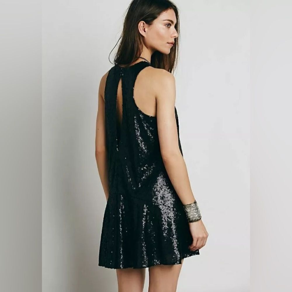 NWT Free People Liquid Shine Mini Dress - Sz S